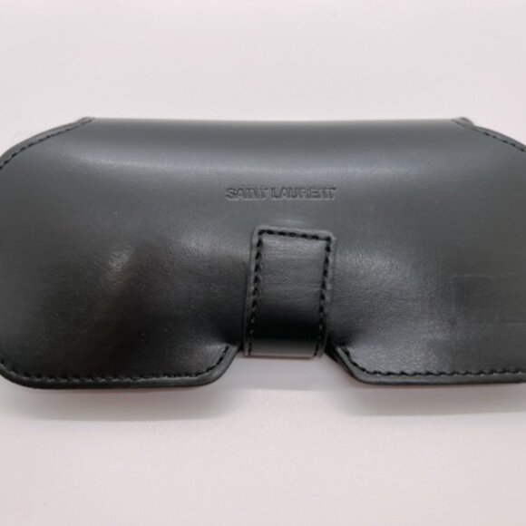 Saint laurent Brown Oval Unisex Sunglasses - Picture 8 of 8